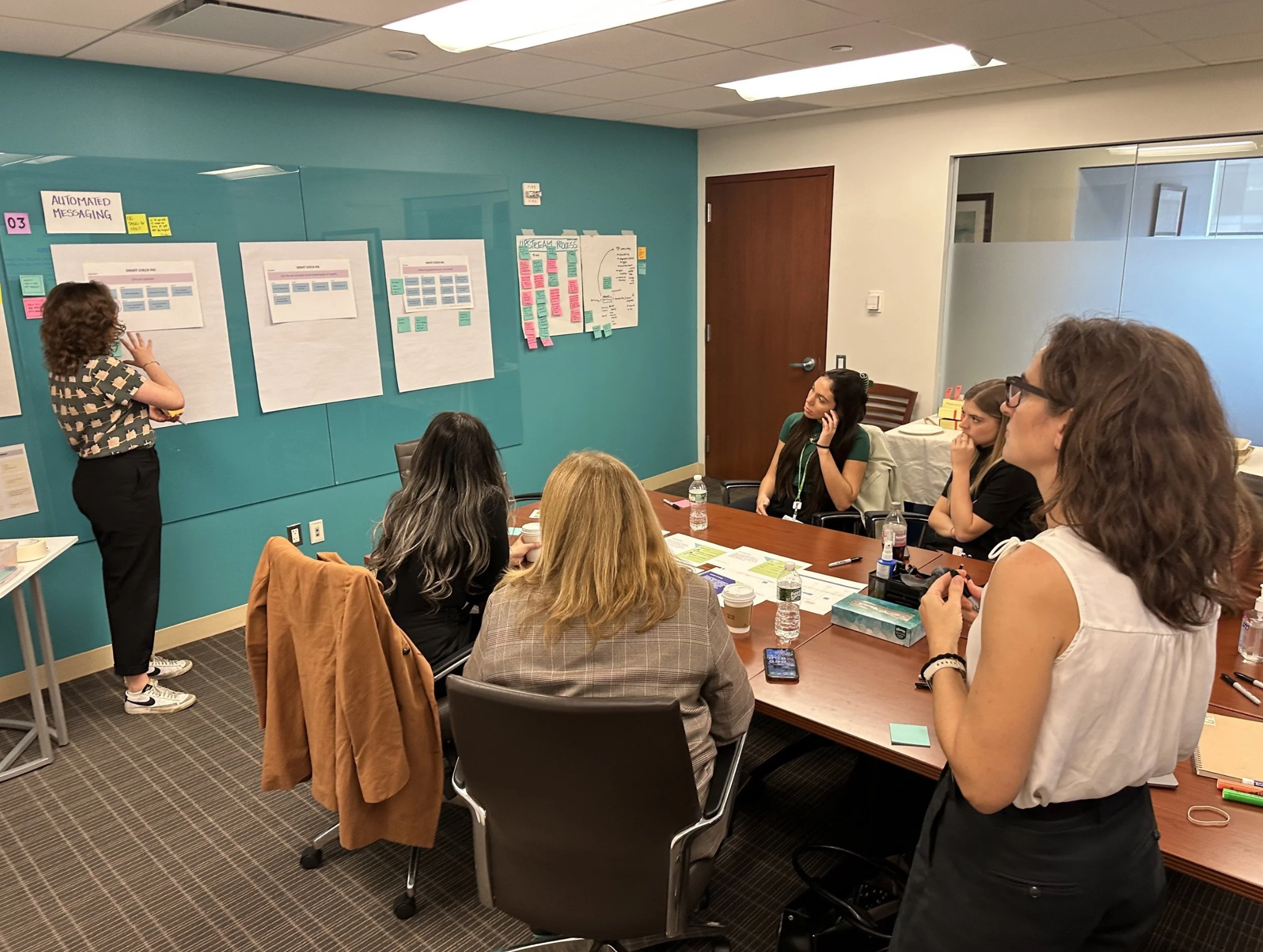 Woman faciliating workshop